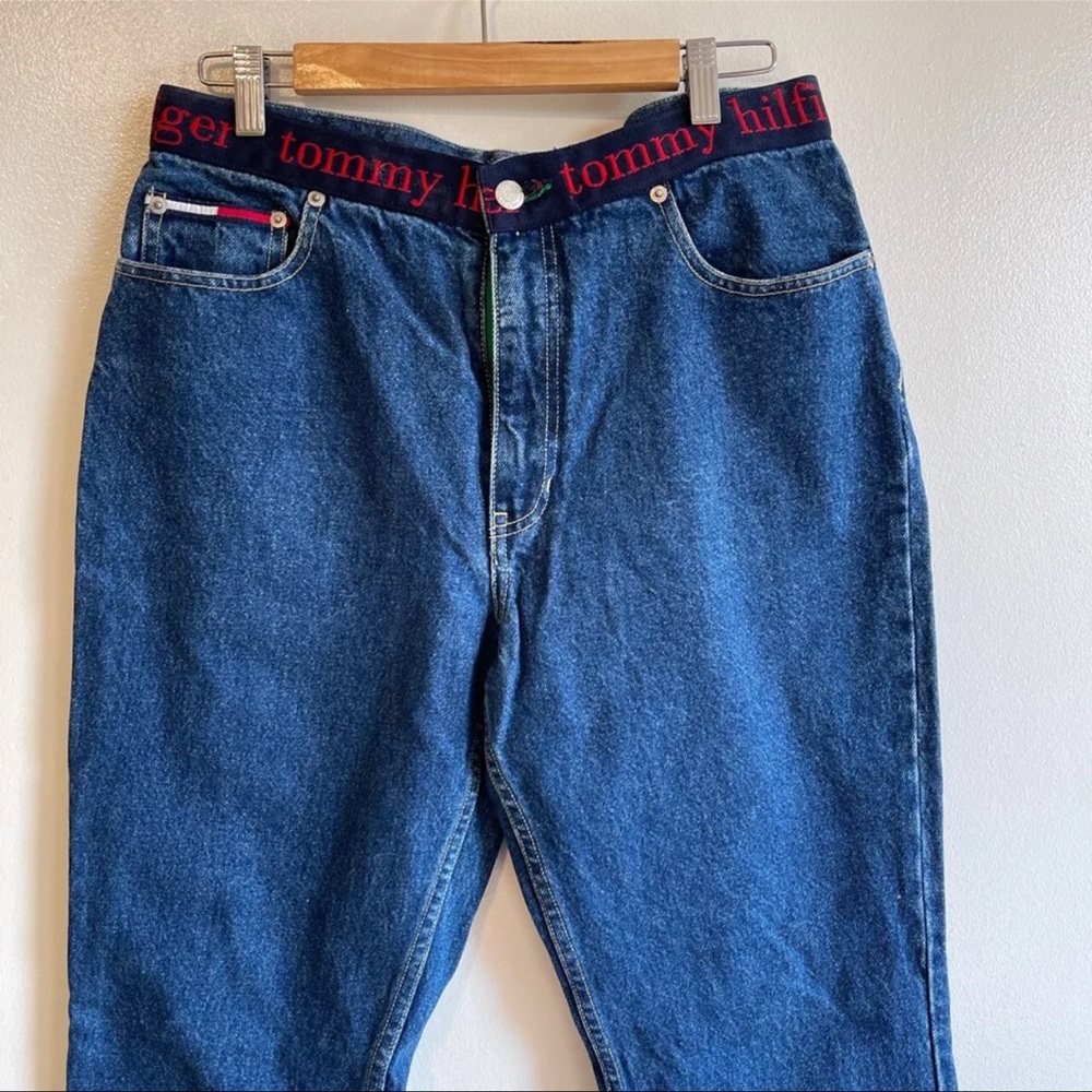 Vintage 90s Tommy Hilfiger Jeans Size 7 | High Waisted Mom Jeans | Y2K Denim